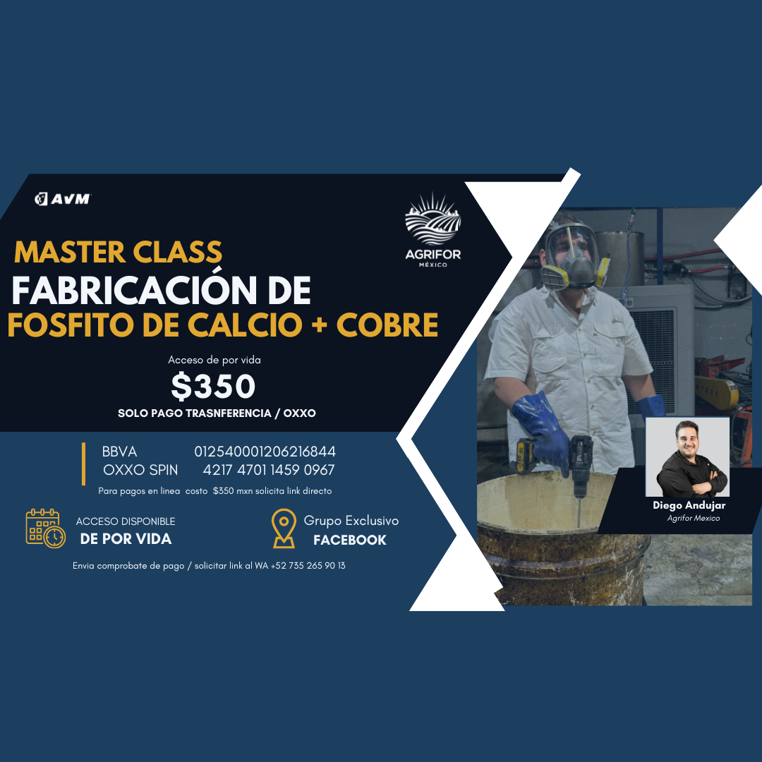 Fosfito de Calcio + Cobre