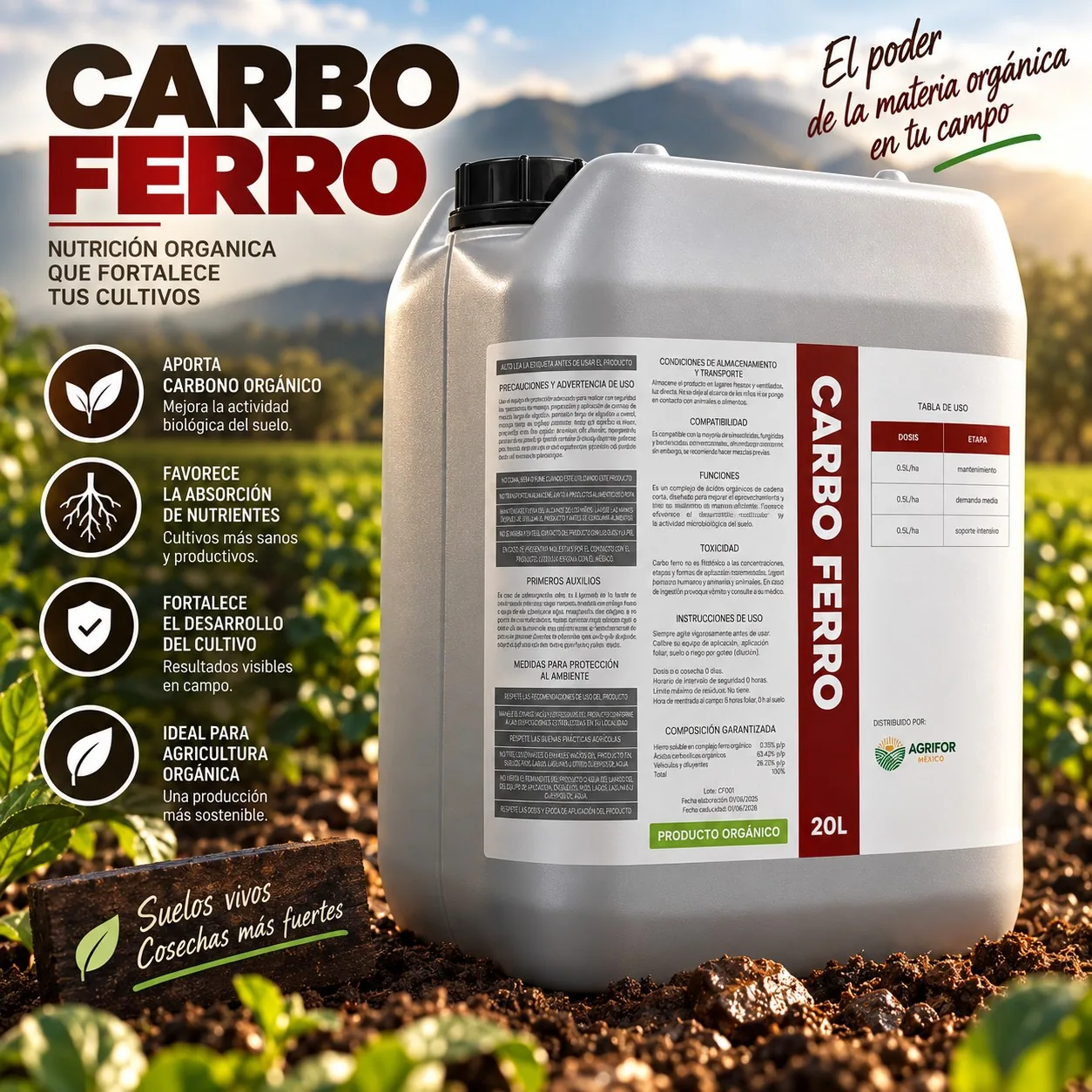 Embalagem de Carbo Ferro