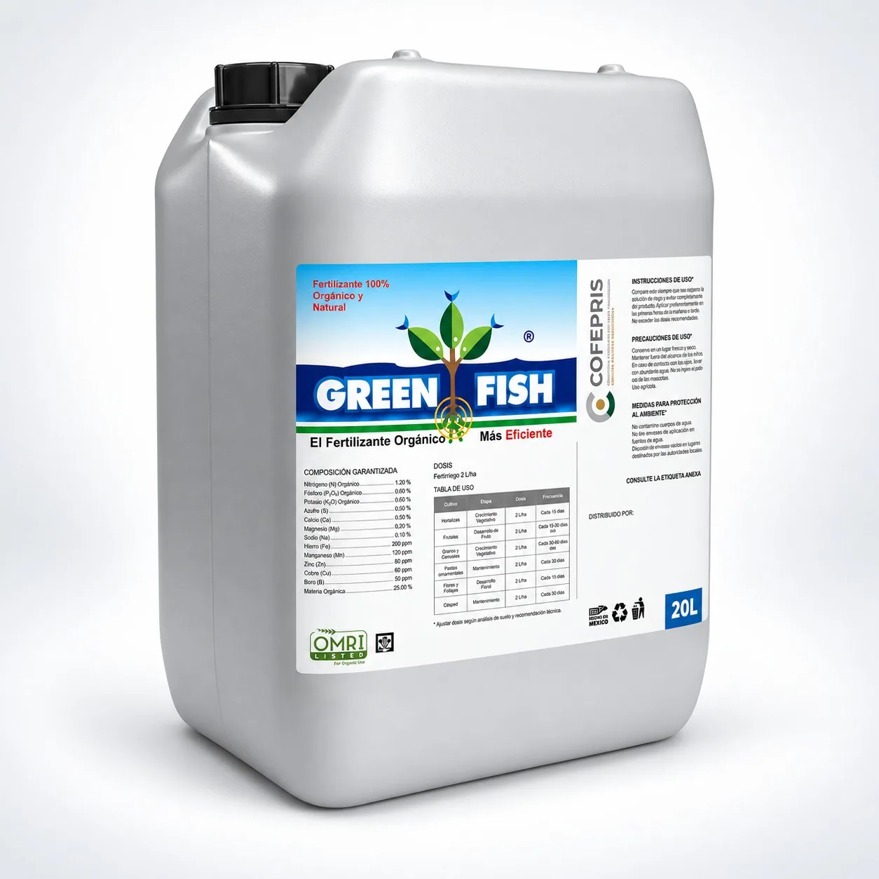 Envase de Green Fish